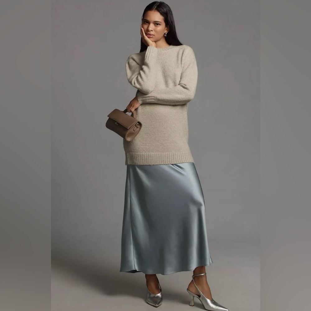 Anthropologie Blue Twofer Dress in 2X